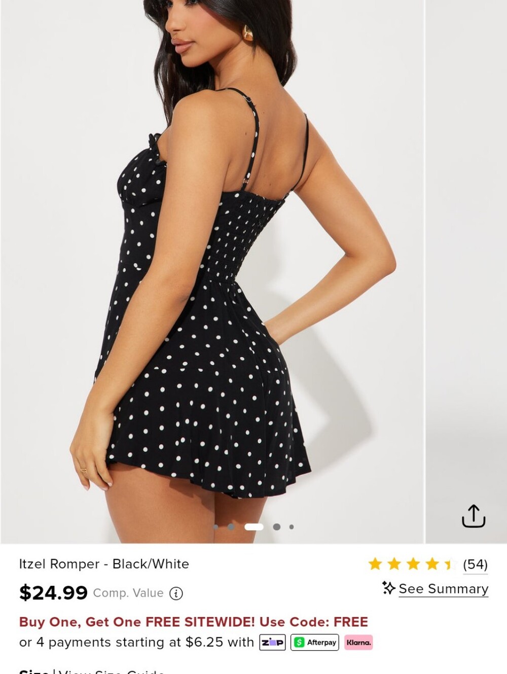 2 Fashion Nova Rompers - Picture 3 of 5